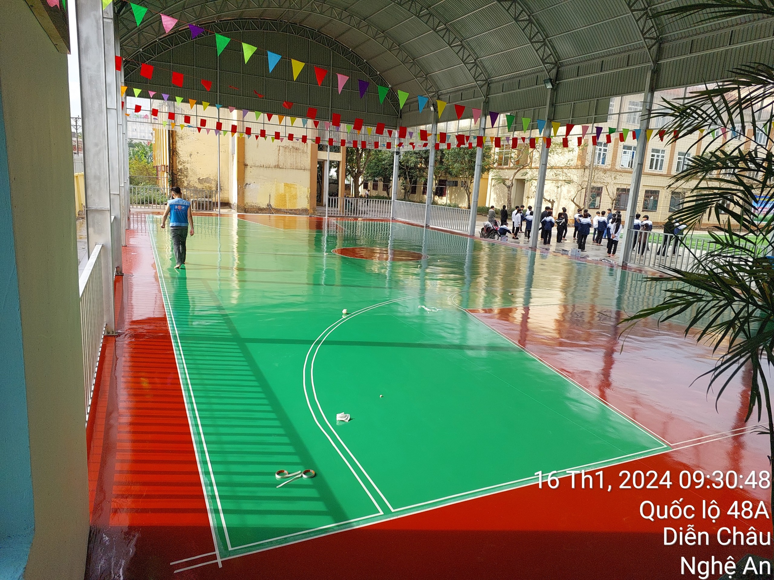 Thi c&ocirc;ng Sơn epoxy tại Diễn Ch&acirc;u Nghệ An