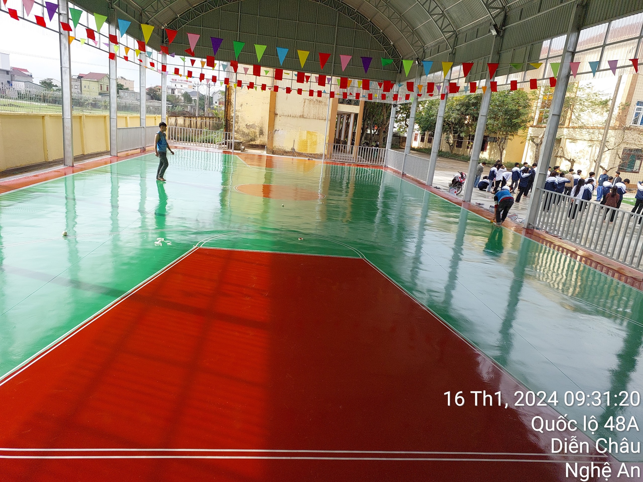 Thi c&ocirc;ng Sơn epoxy tại Diễn Ch&acirc;u Nghệ An