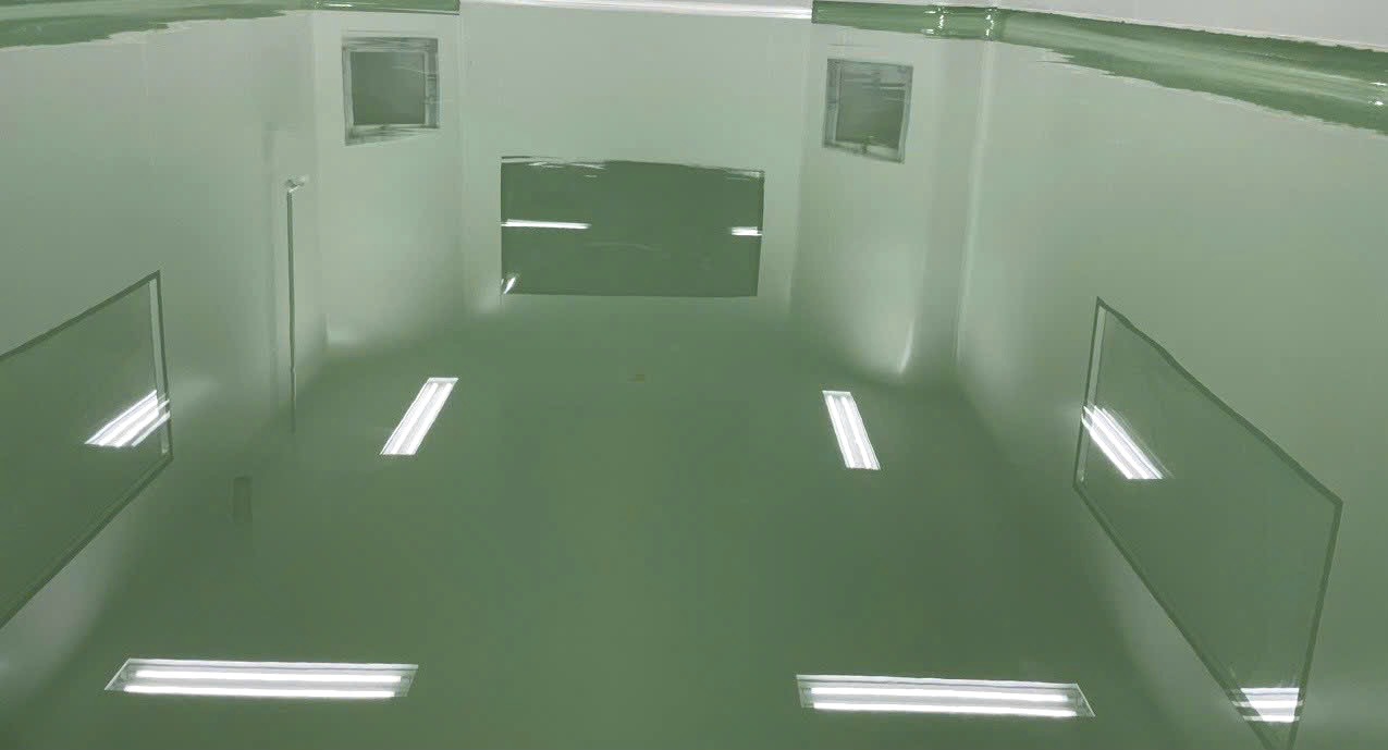 Thi c&ocirc;ng s&agrave;n epoxy tại H&agrave; Tĩnh